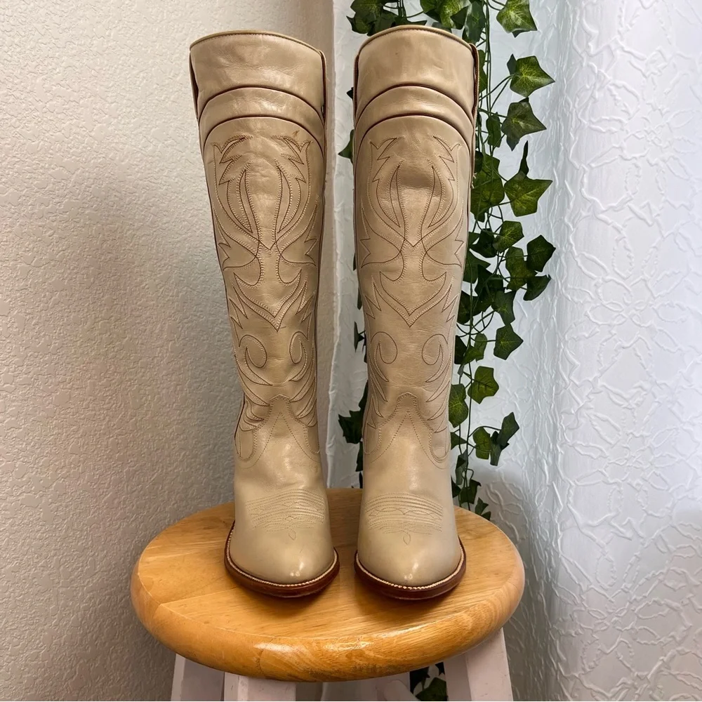 Dan Post Ladies Vintage Cowboy Boot Narrow - Picture 3 of 13